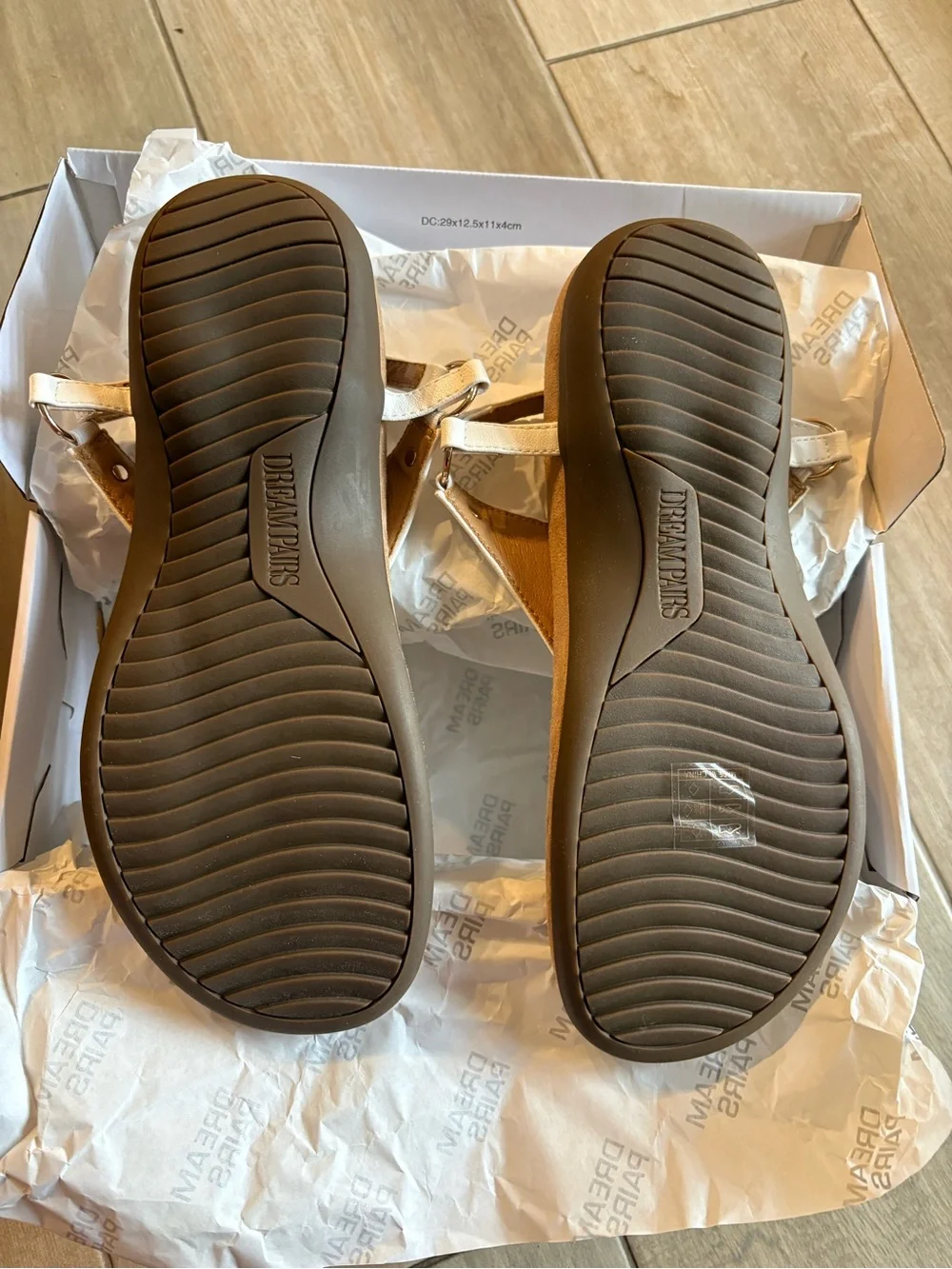 Women’s White T-Strap Comfort Sandals